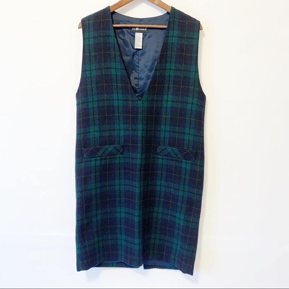Sag Harbor Vintage Plaid Dress